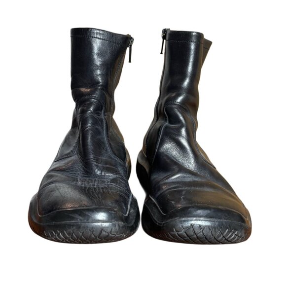 Vintage 1999 Prada Linea Rossa square-toe chelsea boots - Picture 7 of 9